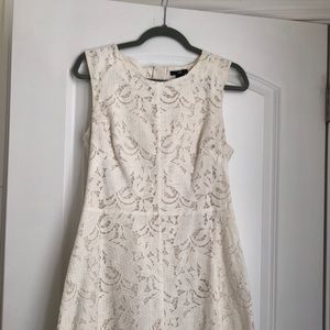 Lace H&M sleeveless dress (cream)